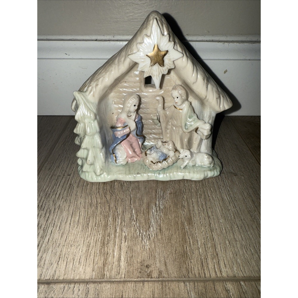 Nativity Set Designspirations Christmas Dreams Collection Ceramic Glossy